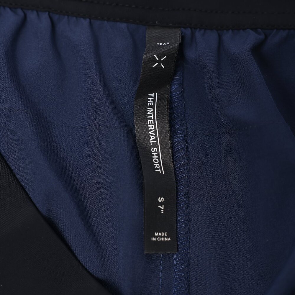 Ten Thousand Interval 7" Unlined Shorts Navy Blue Size Small - Picture 4 of 4